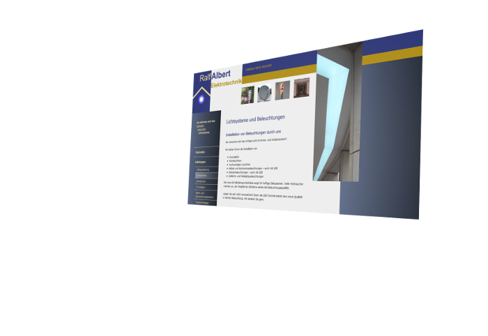 Referenzsite Albert Elektrotechnik
